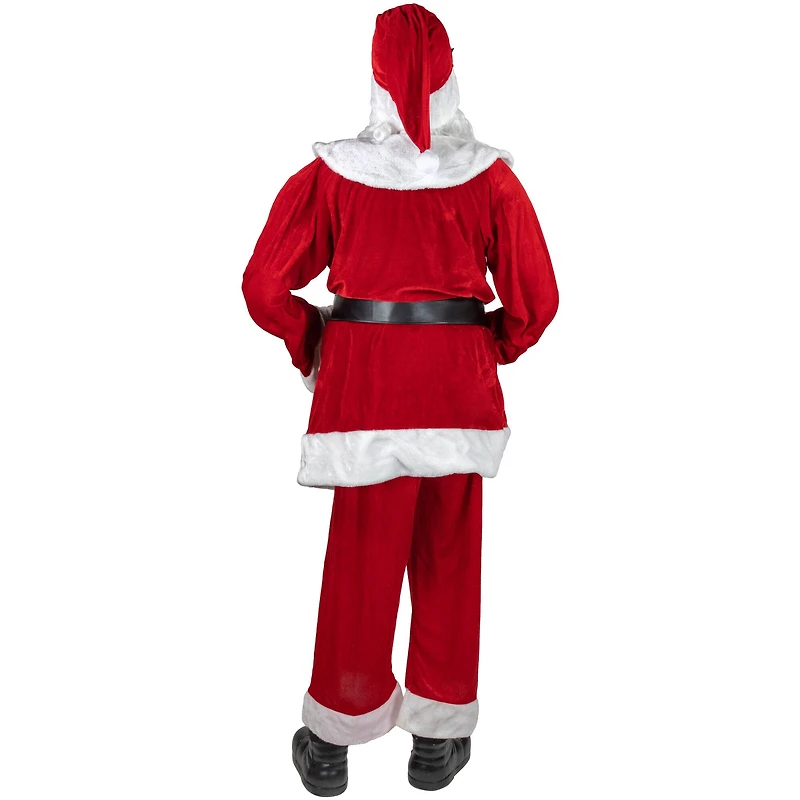 6ft. Life-Size Plush Santa Claus Standing or Sitting Christmas Figure