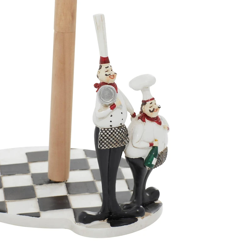 13" Chef Figurine Paper Towel Holder