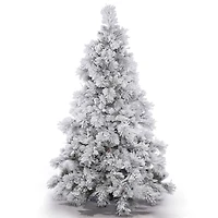 6.5ft. Unlit Flocked Alberta Artificial Christmas Tree