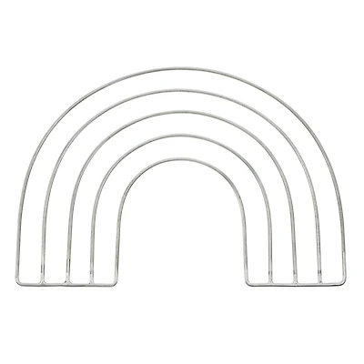 11.5" Iron Rainbow Macramé Frame by Loops & Threads®