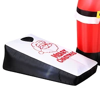 Airflowz Inflatable Santa & Reindeer Playing Cornhole