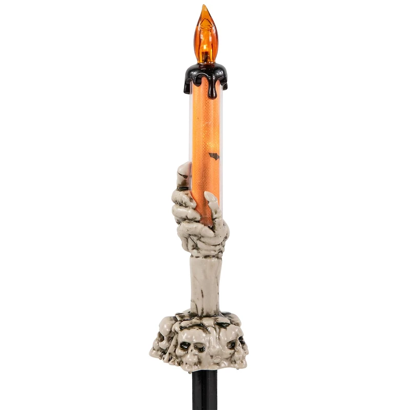 6ct. 8.5" LED Skeleton Halloween Candle Décor