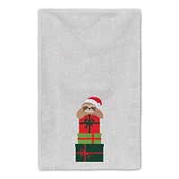 Eat Sleep Be Merry Sloth Tea Towels - Set of 2