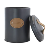 MegaChef Kitchen Food Storage & Organization Gray 5-Piece Canister Set