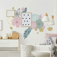 RoomMates Perennial Blooms Peel & Stick Giant Wall Decals