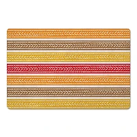 Fall Stripes Floor Mat
