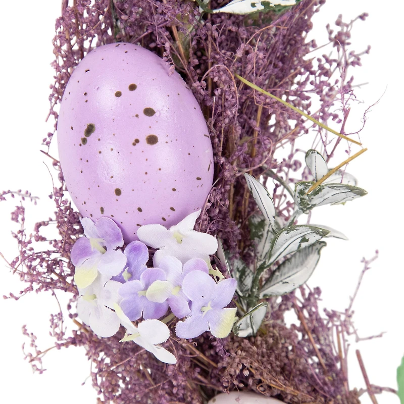 12" Lavender Speckled Egg Twig Wreath