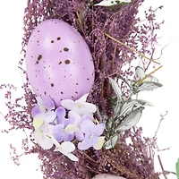 12" Lavender Speckled Egg Twig Wreath
