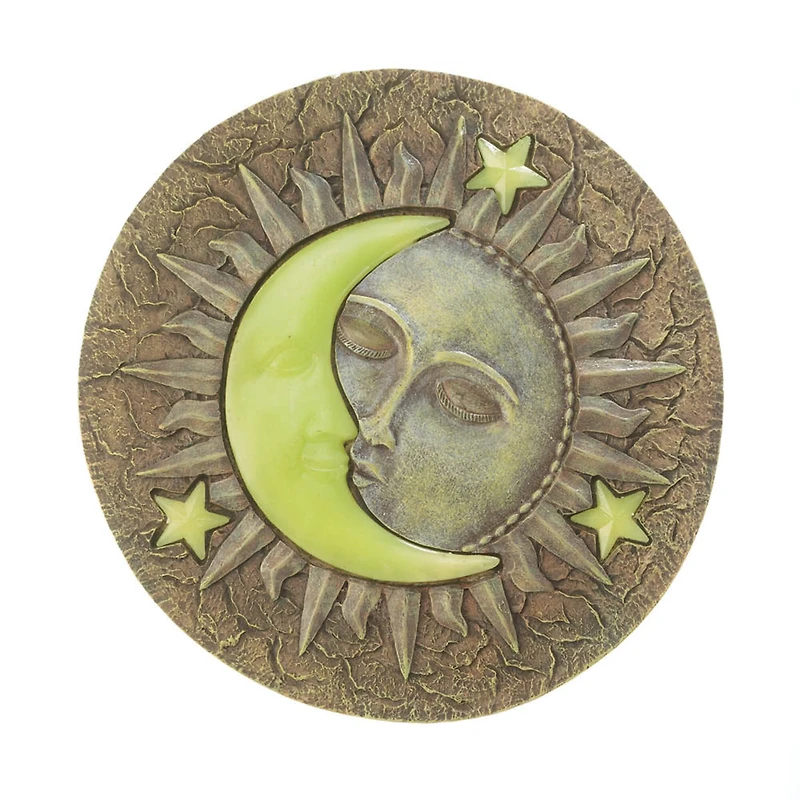 10.5" Sun & Moon Glowing Stepping Stone