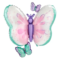 SuperShape™ 29" Flutters Butterfly Shaped Foil Balloon