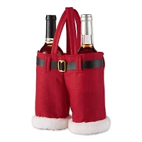 DII® Santa Pants Bottle Tote Set