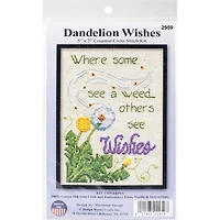 Design Works™ Dandelion Wishes Counted Cross Stitch Kit