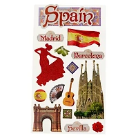 Spain Dimensional Stickers by Recollections™