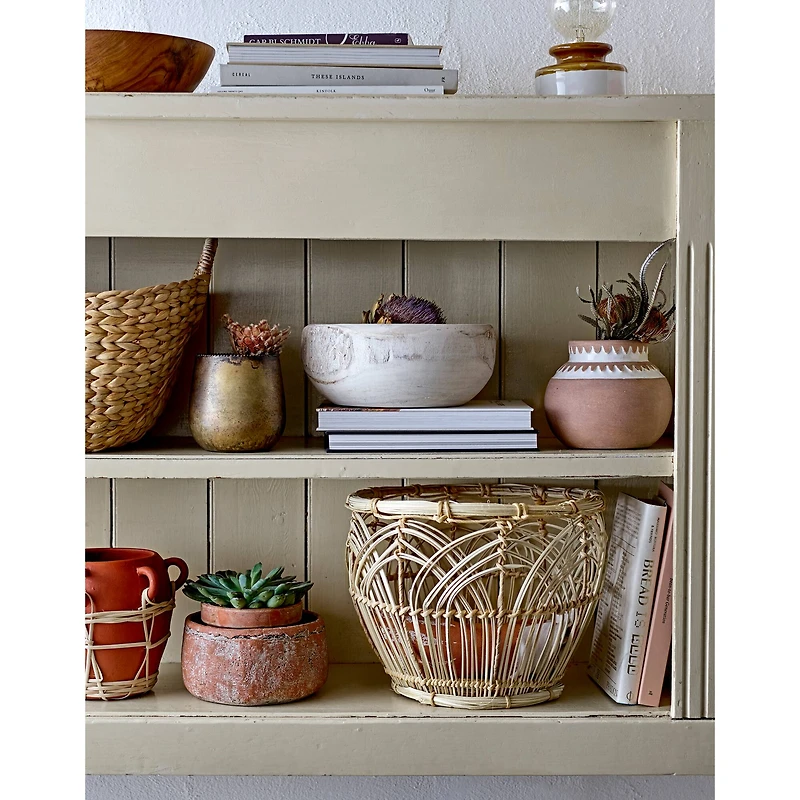 Hello Honey® Natural Handmade Decorative Rattan Basket Set