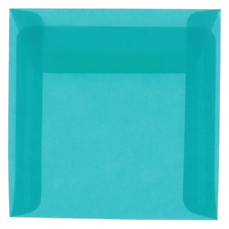 JAM Paper 8.5" x 8.5" Translucent Vellum Invitation Envelopes