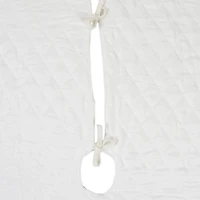 DII® Cream Diamond Quilted Holiday Tree Skirt