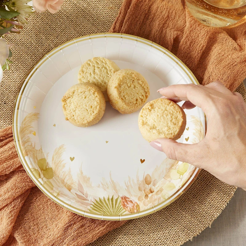 Kate Aspen 9" Boho Premium Paper Plates Set, 16ct.