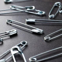 12 Packs: 50 ct. (500 total) 2" Silver Quilter's Safety Pins by Loops & Threads™