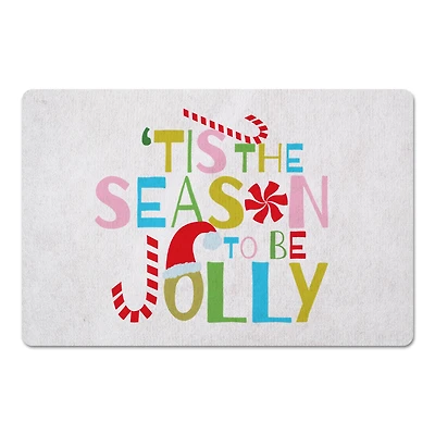 Tis the Season to be Jolly 27x18 Floor Mat