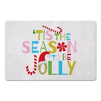 Tis the Season to be Jolly 27x18 Floor Mat