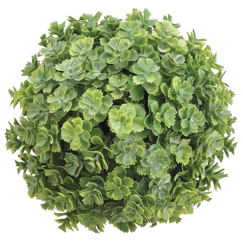 5.5" Green Soft Touch Sedum Orb 
