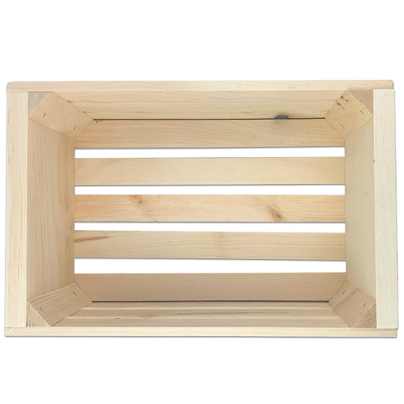 Wilson® Enterprises 12" x 5" Pine Handle Crates, 2ct.