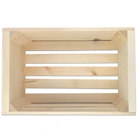 Wilson® Enterprises 12" x 5" Pine Handle Crates, 2ct.