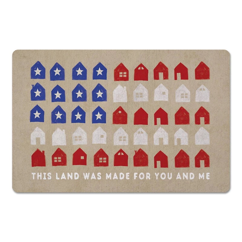 This Land for You and Me Floor Mat, 18" x 27"