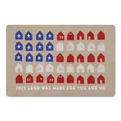This Land for You and Me Floor Mat, 18" x 27"