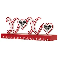 12" Valentine's Day Heart & Floral "XOXO" Photo Frame 