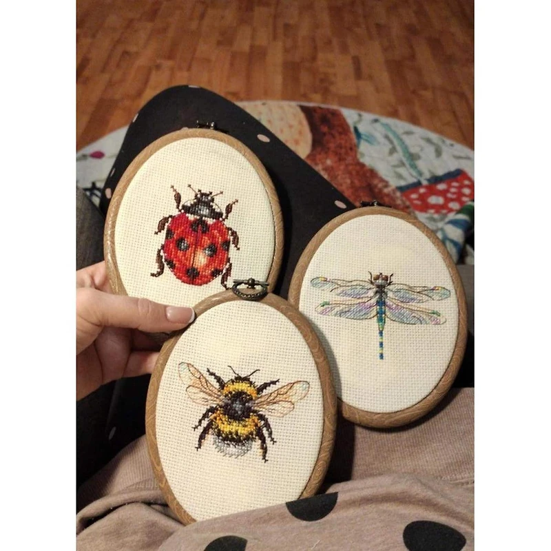 MP Studia MP Studia Plastic Canvas Counted Cross Stitch Kit Winged Friends