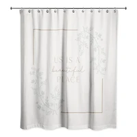 Us Beautiful Place 71" x 74" Shower Curtain