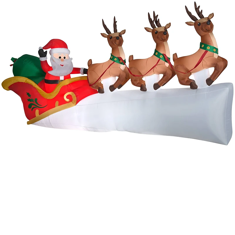 5.5ft. Airblown® Inflatable Santa's Flying Sleigh
