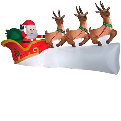 5.5ft. Airblown® Inflatable Santa's Flying Sleigh