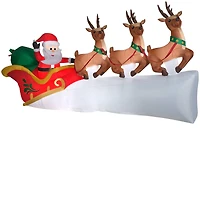 5.5ft. Airblown® Inflatable Santa's Flying Sleigh