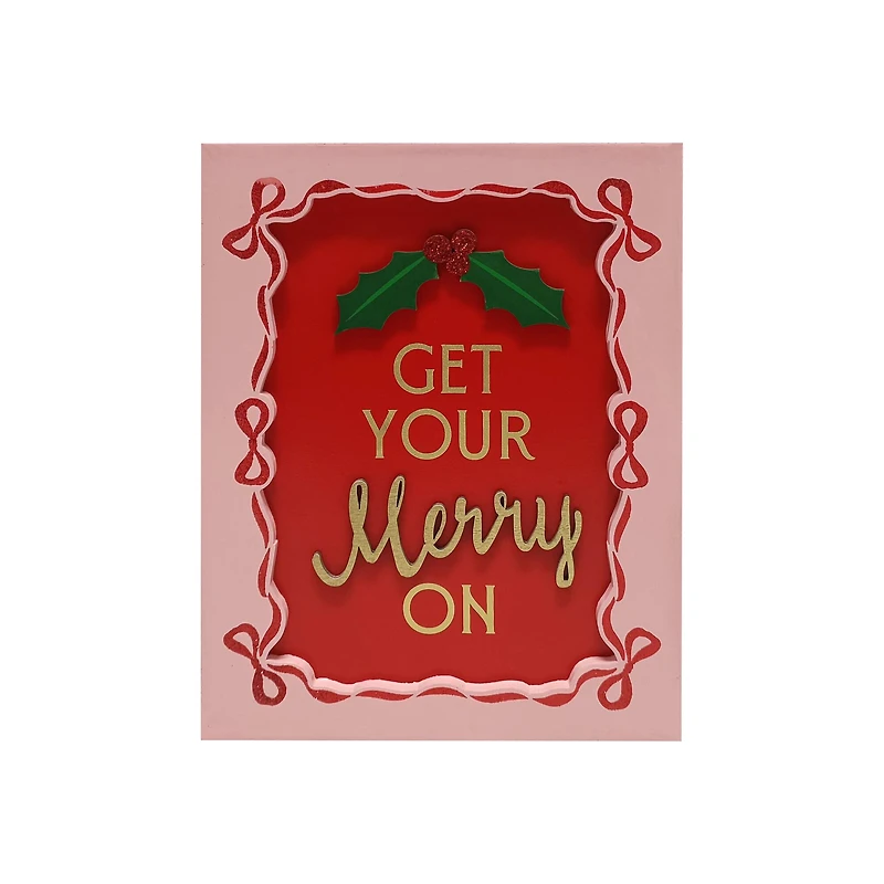 8" Get Your Merry On Tabletop Sign by Ashland®
