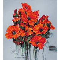 Luca-s The Poppies Counted Cross Stitch Kit