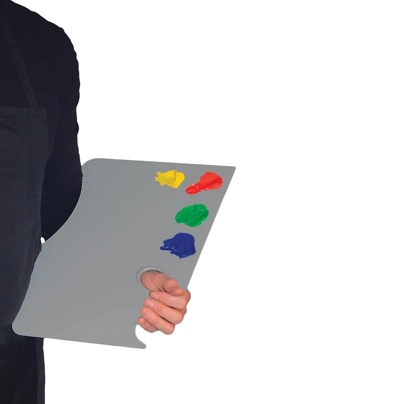 New Wave® Easy View® Gray Hand Held Acrylic Palette, 11" x 16"