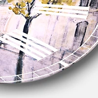 Designart 'Love In Paris I French Country Wall Clock