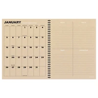 TF Publishing 2025 Large Forest Mist Weekly Monthly Spiral Planner