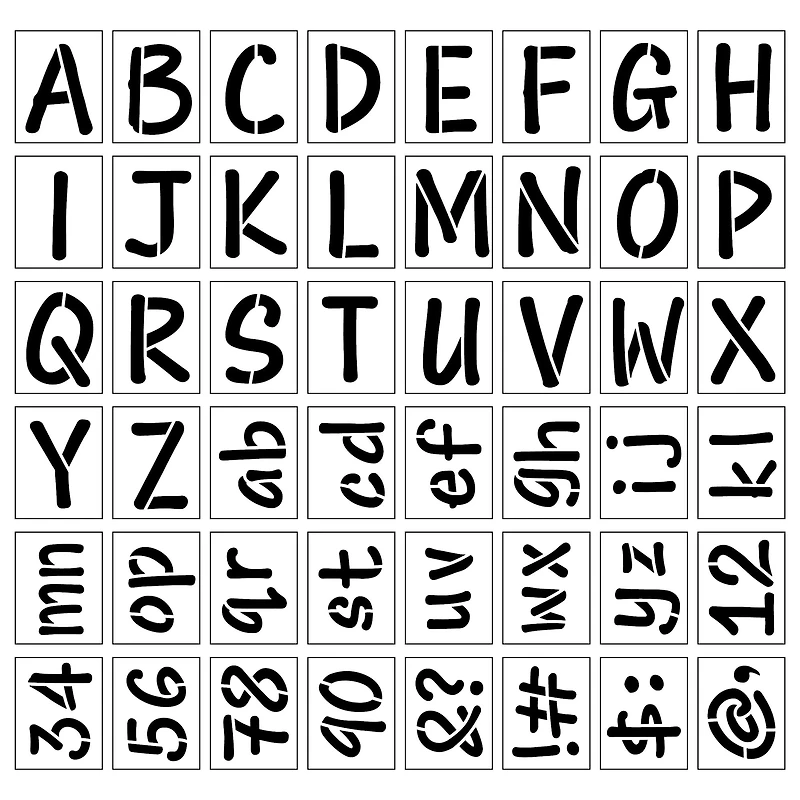 4.5" Alphabet Stencils by Craft Smart®