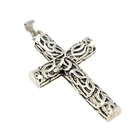 Antique Silver Filigree Cross Pendant by Bead Landing™