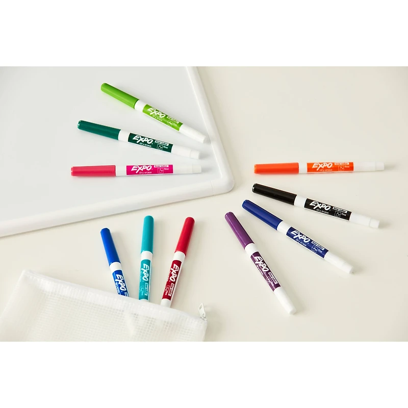 12 Packs: 8 ct. (96 total) Expo2® Fine-Tip Dry-Erase Markers
