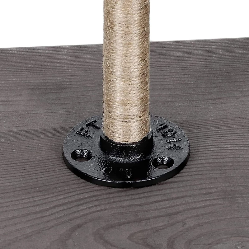 NEX™ Brown Industrial Pipe Metal Table Legs, 4ct.