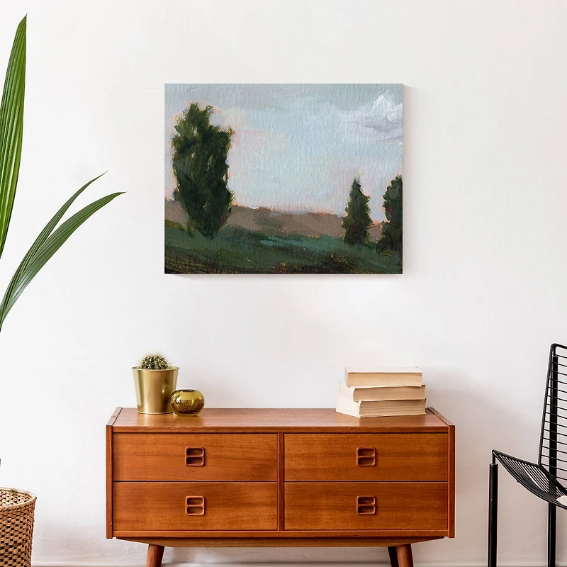 Mountain Pines 20" x 16" Canvas Wall Art