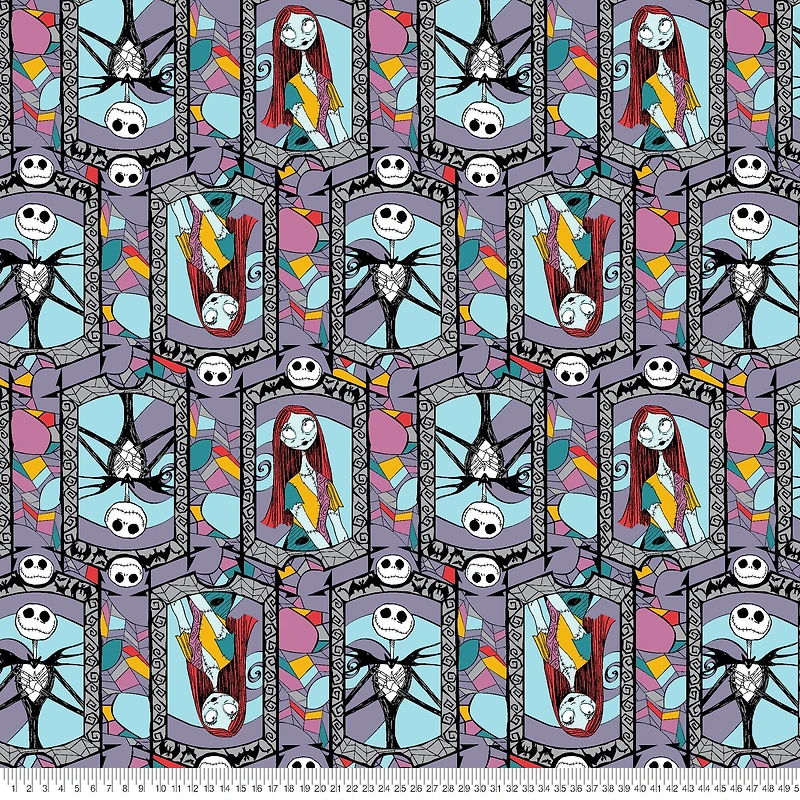 Springs Creative Disney® Nightmare Before Christmas Stained Glass Fleece