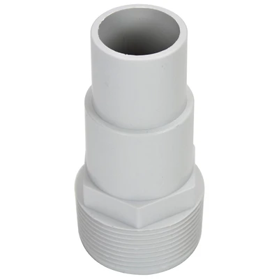 4" White Swimming Pool & Spa Threaded Hose Adapter