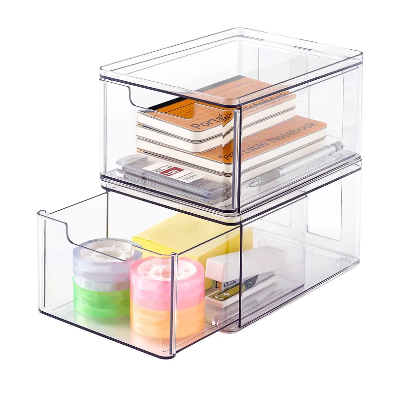 Clear Stackable Storage Drawer by Simply Tidy®