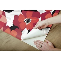 RoomMates Red Poppy Punch Peel & Stick Wallpaper