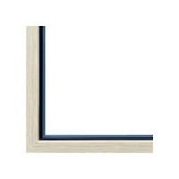 8 Pack: 4 Opening Natural Tan & Navy 5" x 7" Collage Frame with Mat by Studio Décor®